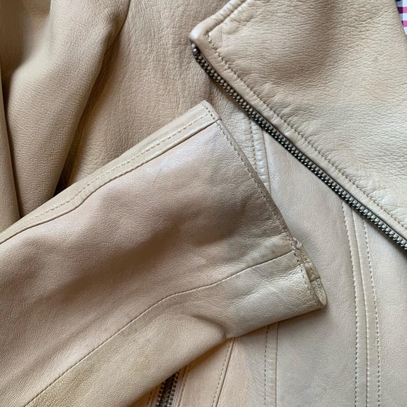 Mackage tan leather moto jacket - Picture 2 of 4